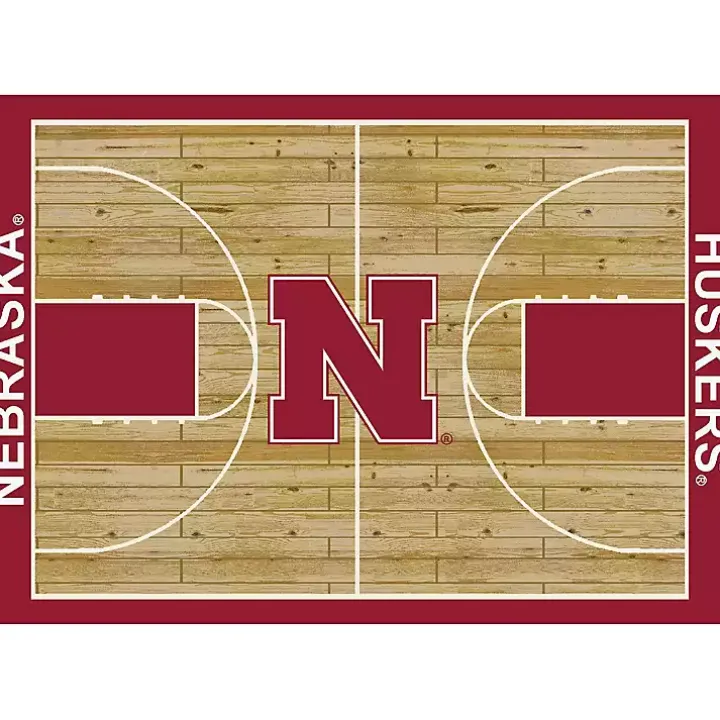 University of Nebraska Courtside Area Rug, 4x6