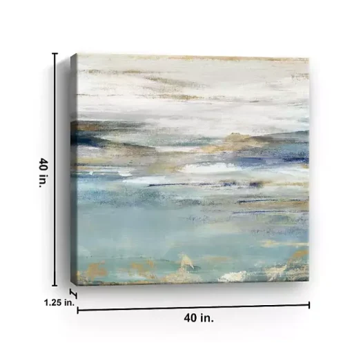 Upon A Clear II Canvas Art Print, 40x40 in.