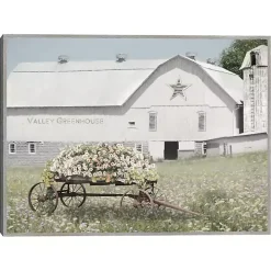 Valley Greenhouse Framed Art Print