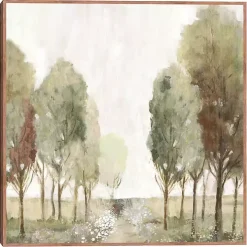 Valley of Green Framed Canvas Art Print