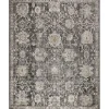 Vintage Charcoal Oushak Area Rug, 8x10