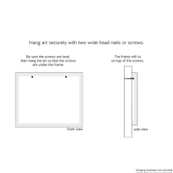 Vintage Laundry Chart Framed Wall Plaque