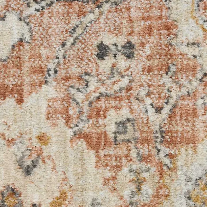 Vintage Rust Oushak Area Rug, 5x7