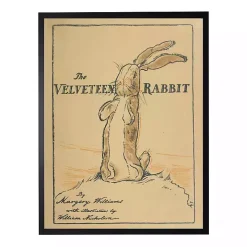 Vintage The Velveteen Rabbit Book Cover Wall Art
