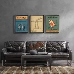 Vintage The Velveteen Rabbit Book Cover Wall Art