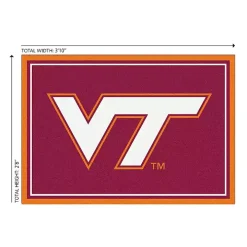 Virginia Tech Area Rug, 3x4