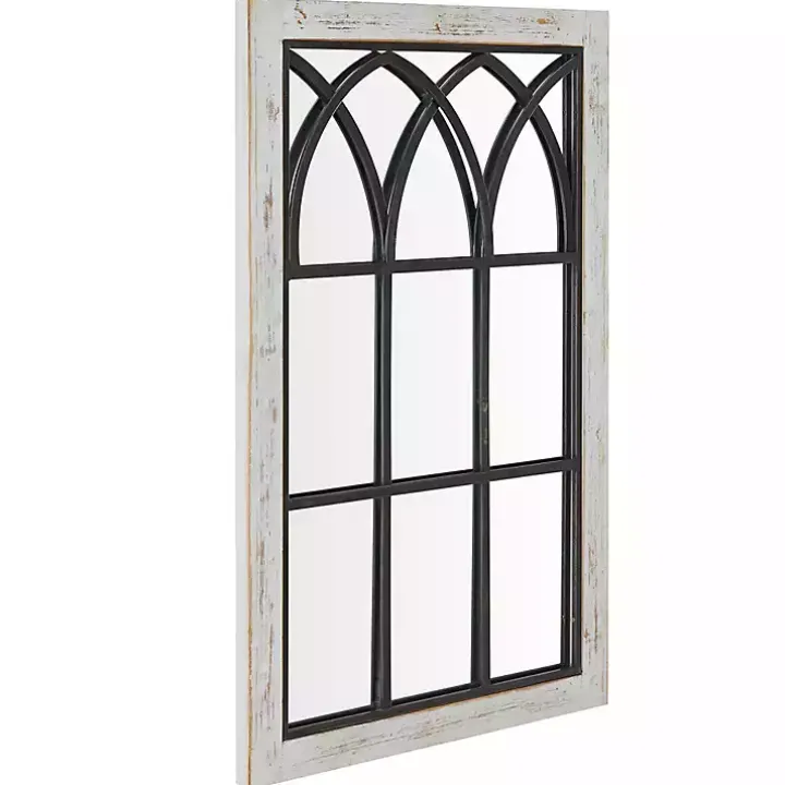 Vista Arched Windowpane Mirror