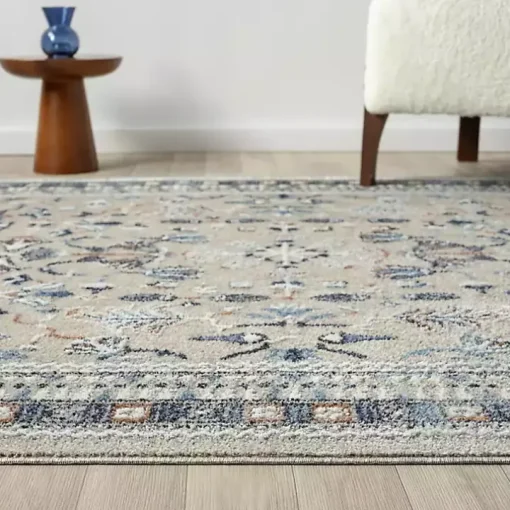 Vista Blue Beige Accent Rug, 2x3