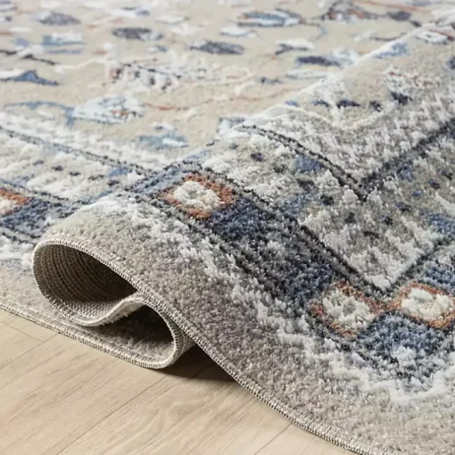 Vista Blue Beige Accent Rug, 2x3