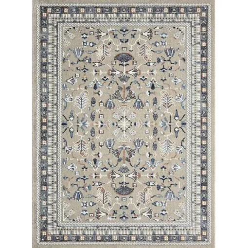 Vista Blue Beige Area Rug, 5x7