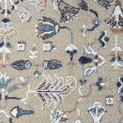 Vista Blue Beige Area Rug, 5x7