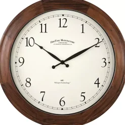 Walnut Garrison Wooden Wall Clock