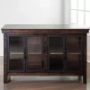 Walnut Henry Cabinet with Glass Doors