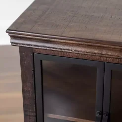 Walnut Henry Cabinet with Glass Doors