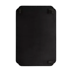 Walnut Scallop Rectangle Wall Mirror