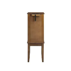 Walnut Wood 5-Drawer Zinnia Jewelry Armoire