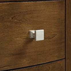 Walnut Wood 5-Drawer Zinnia Jewelry Armoire