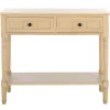 Warm Natural 2- Drawer Samantha Console Table