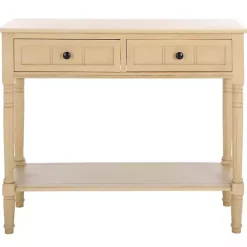 Warm Natural 2- Drawer Samantha Console Table