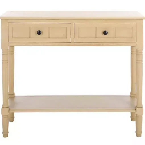Warm Natural 2- Drawer Samantha Console Table