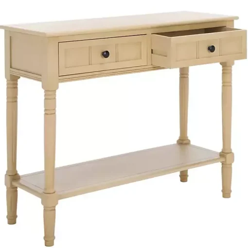 Warm Natural 2- Drawer Samantha Console Table