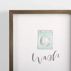 Wash Dry Fold Wall Plaques, Set of 4