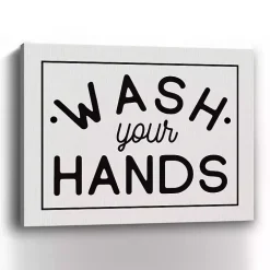 Wash Your Hands Giclee Canvas Art Print, 20x16 in.