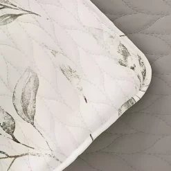 Watercolor Leaves Reversible 2-pc. Twin Quilt Set