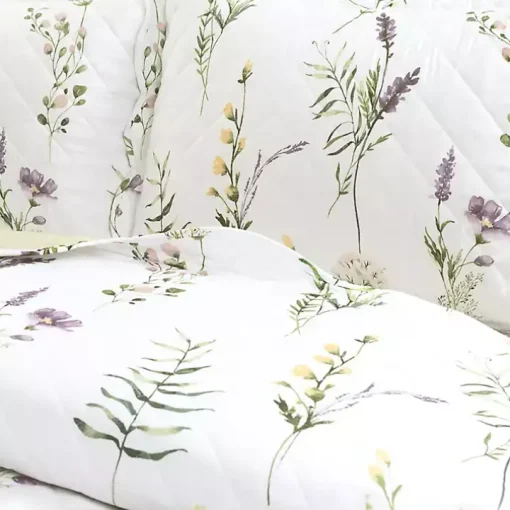 Watercolor Wildflower 3-pc. King Quilt Set