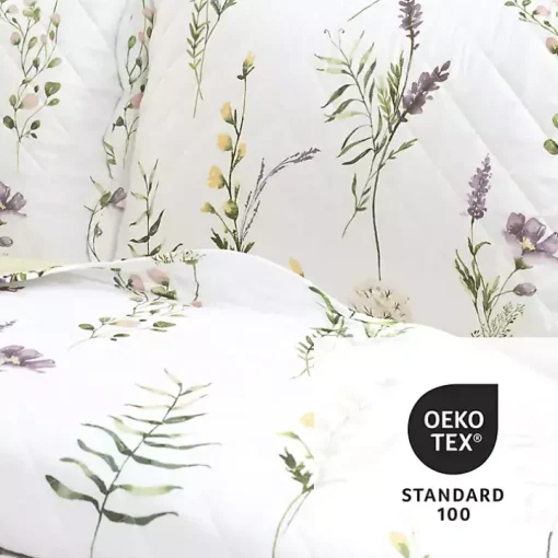 Watercolor Wildflower 3-pc. King Quilt Set