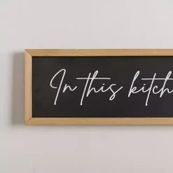 We Lick the Spoon Wall Plaque