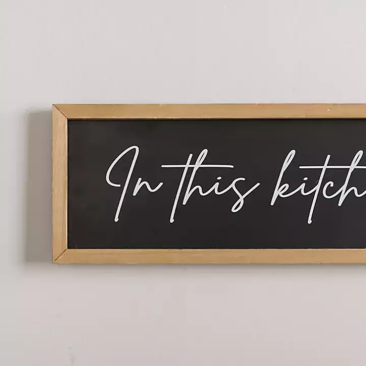 We Lick the Spoon Wall Plaque