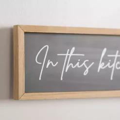 We Lick the Spoon Wall Plaque