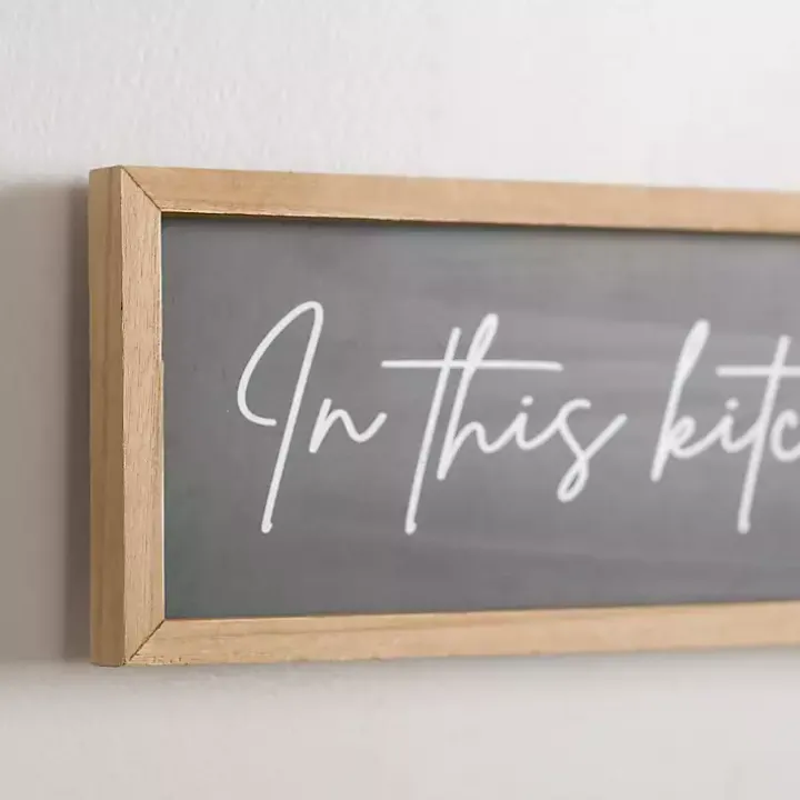 We Lick the Spoon Wall Plaque