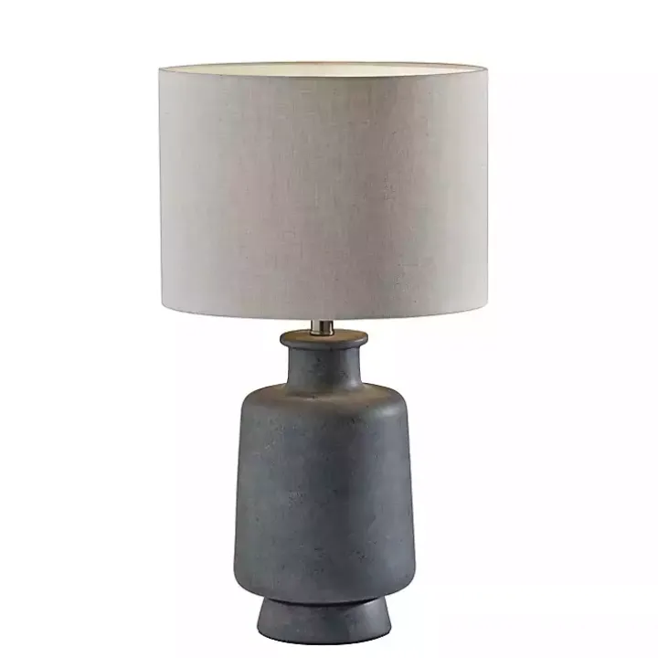 Weathered Stone Jug Table Lamp