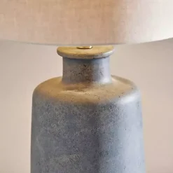 Weathered Stone Jug Table Lamp