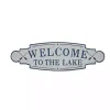Welcome To The Lake Metal Wall Plaque