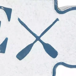 Welcome To The Lake Metal Wall Plaque