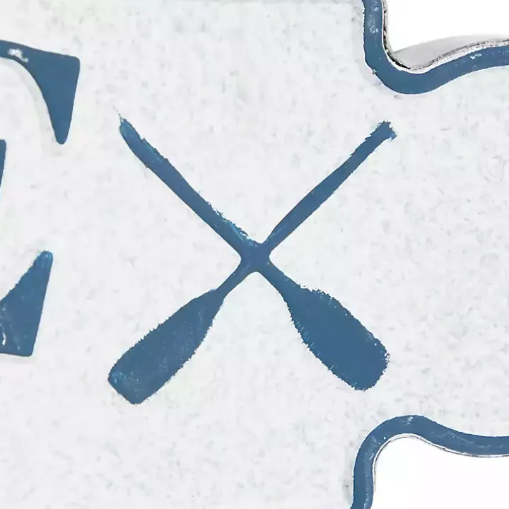 Welcome To The Lake Metal Wall Plaque