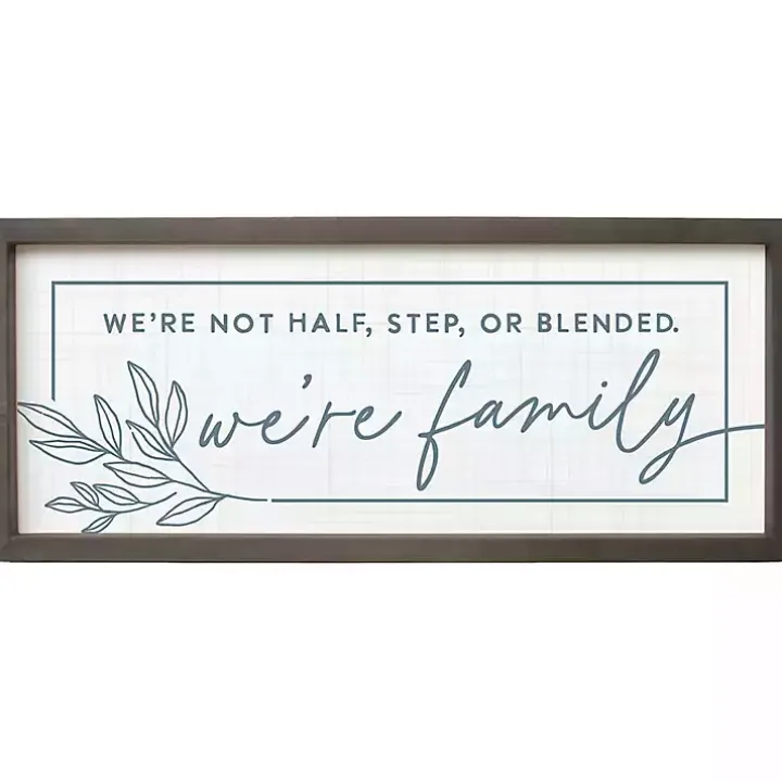 We're Family Wall Plaque
