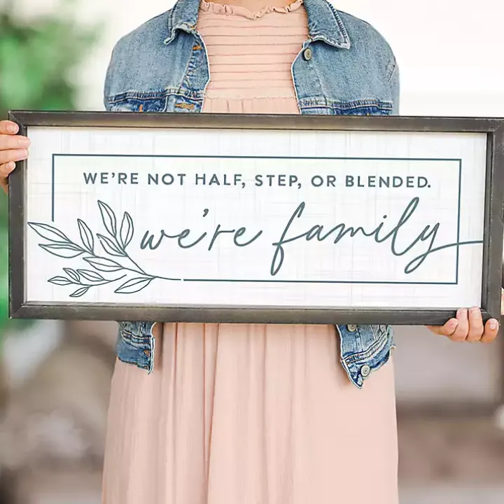 We're Family Wall Plaque