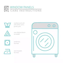 Wheat Back Tab Blackout Curtain Panel Set, 84 in.