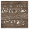 When It Rains Look For Rainbows Canvas Art Print
