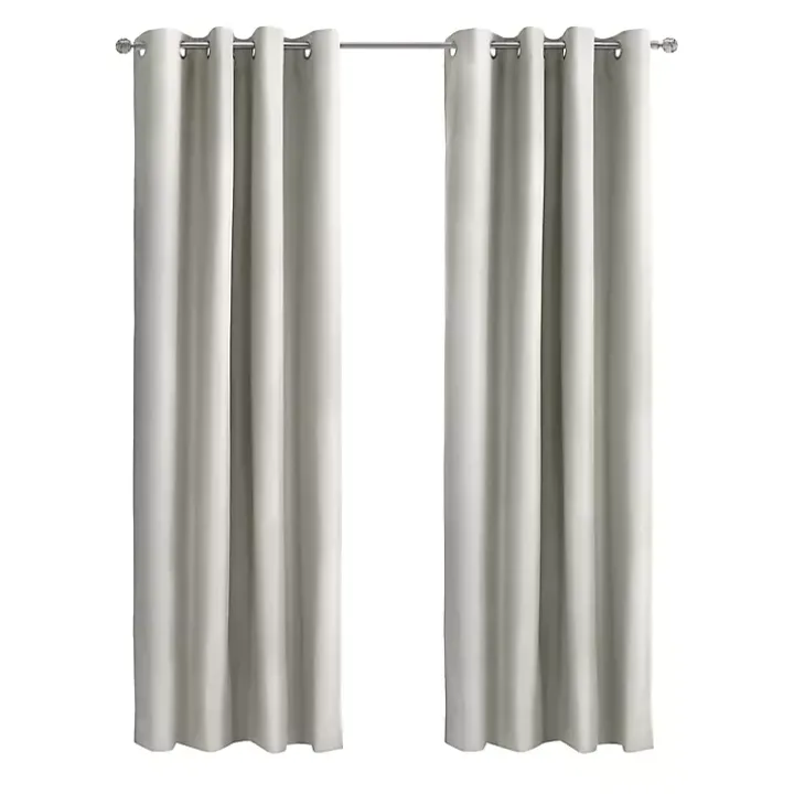 White Alpine Blackout Curtain Panel, 84 in.