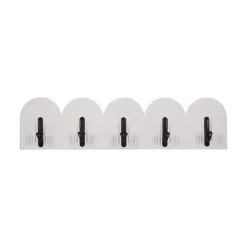 White Arched Wall Hooks
