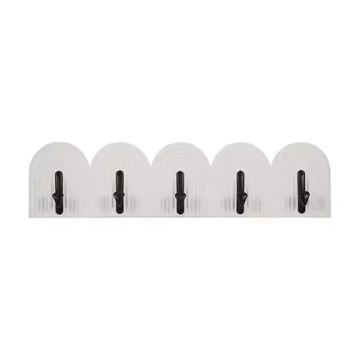 White Arched Wall Hooks