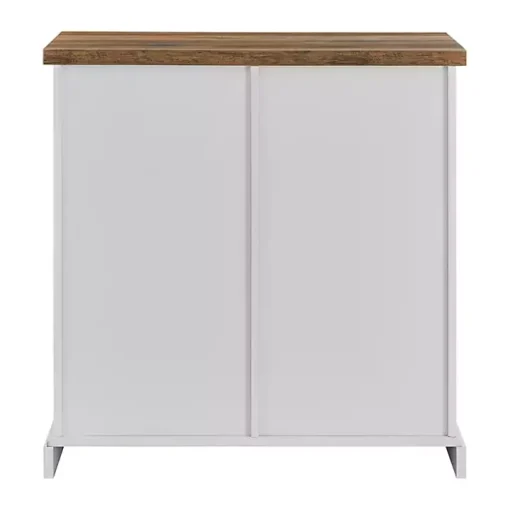 White Barn Door Cabinet