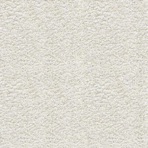 White Boucle Slipper Accent Chair