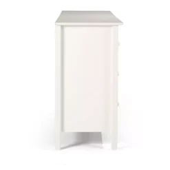 White Brazilian Pine Wood 6-Drawer Dresser