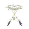 White Coastal Ship Accent Table